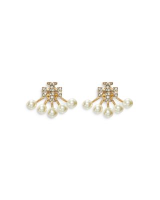Moondance Pearl Front-Back Earrings