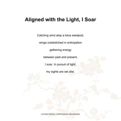 Aligned with the Light, I Soar, Blue Bird Figurine