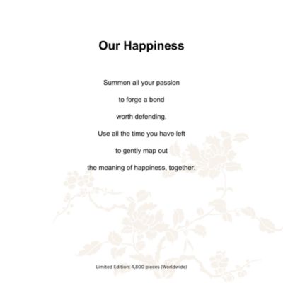 Crystal Bird Sculpture, Our Happiness