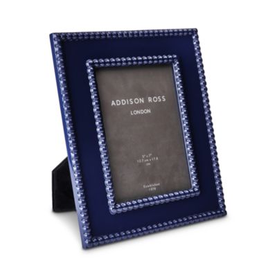 Addison Ross - Navy Bobbin Picture Frame, 5" x 7"