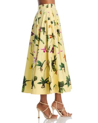 Orchids Cropped Top & Orchids Circle Skirt