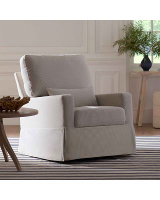Crawford Pillowback Comfort Swivel Glider | Water Repellent & Stain Resistant