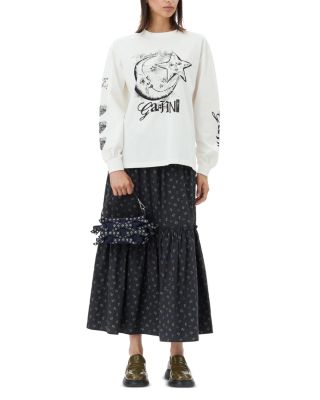 Printed Maxi Skirt