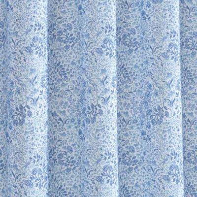 Blue Floral Shower Curtain - Exclusive