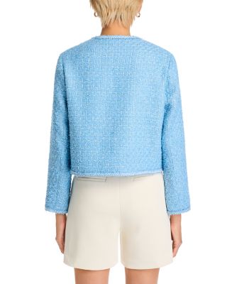 Tweed Collarless Jacket - Exclusive