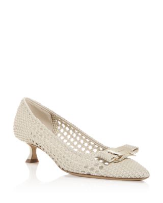 Ferragamo - Women's Zelma Woven Pumps