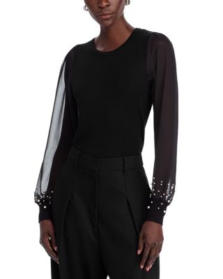T Tahari - Blouson Sleeve Blouse