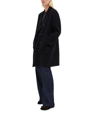 Double Breasted Coat in Double Face Wool & Cashmere