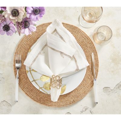 Wood Round Placemats, Set of 4