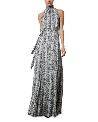 Alice and Olivia - Dita Smocked Godet Maxi Dress