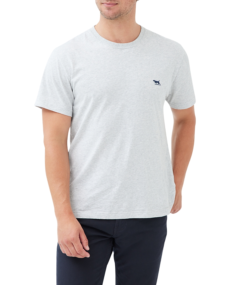 Rodd & Gunn Men's The Gunn Textured Cotton T-shirt In Pebble