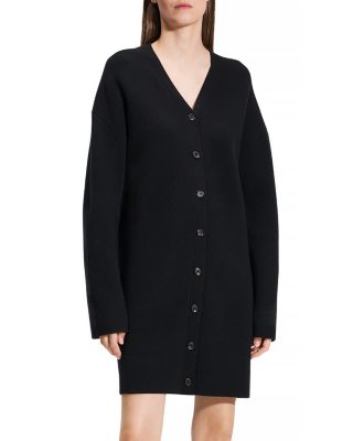 Theory - V Neck Dress Cardigan