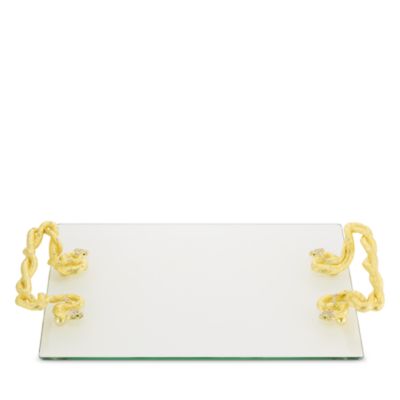 Olivia Riegel - Gold Serpentina Glass Tray