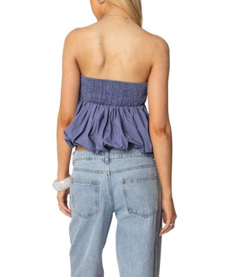 Serina Strapless Bubble Top