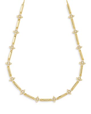 Kendra Scott Holland Pave Star Strand Necklace in 14K Gold Plated, 18-23