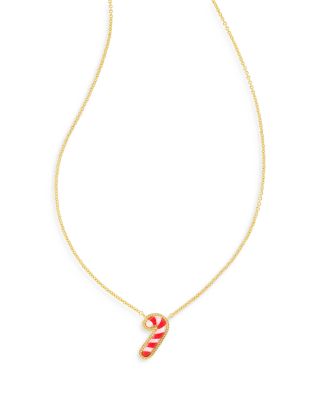 Kendra Scott - Candy Cane Adjustable Pendant Necklace in 14K Gold Plated, 19"