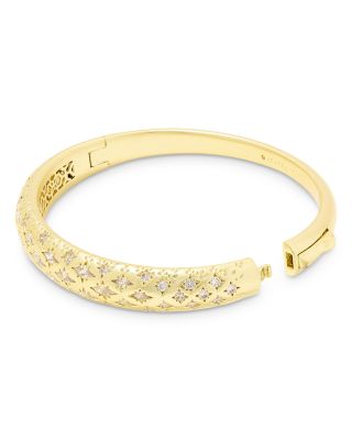 Kendra Scott Holland Pavé Star Bangle Bracelet in 14K Gold Plated