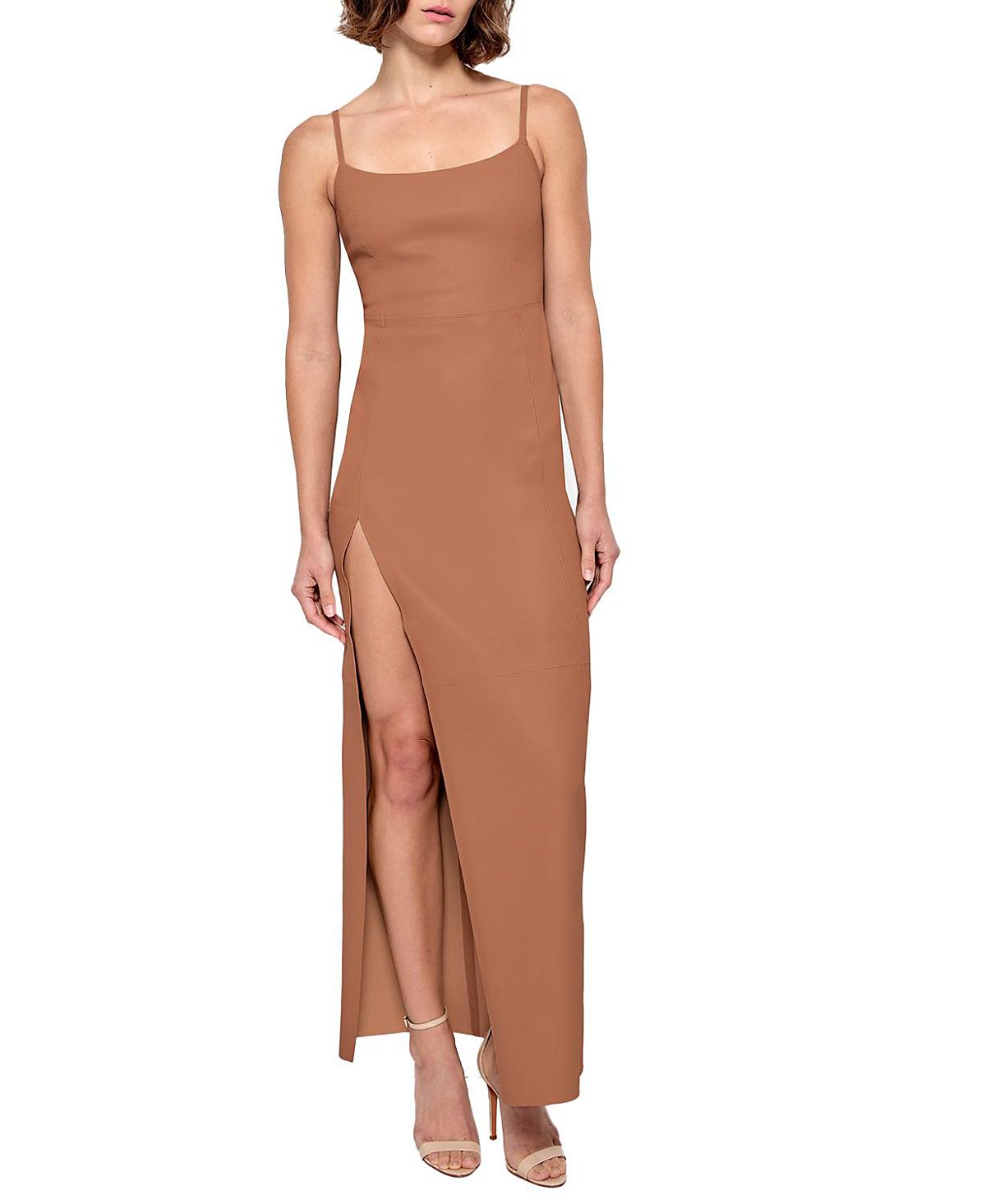 As by Df Aphrodite Stretch Leather Dress