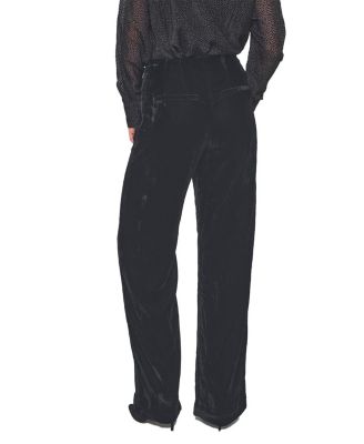Fiona Velvet Straight Leg Trousers