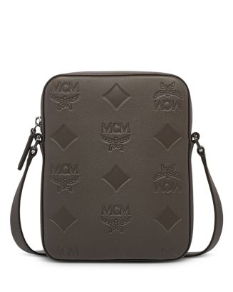 MCM Klassik Mini Maxi Monogram Embossed Leather Crossbody