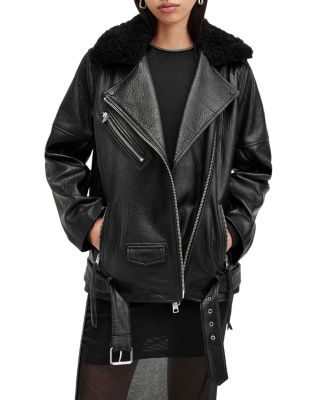 ALLSAINTS - Vendra Leather Biker Jacket