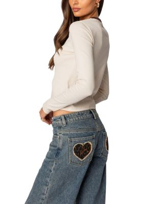 Leopard 8 Long Sleeve T Shirt