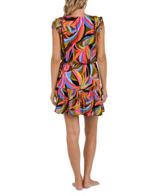 Tropic Waves Swim Cover-Up Dress