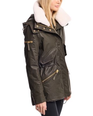 Devon Shearling Trim Parka