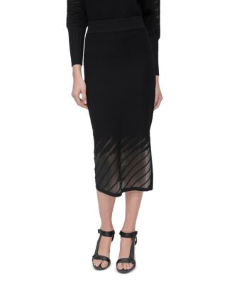 DKNY - Ribbed Seamless Skirt