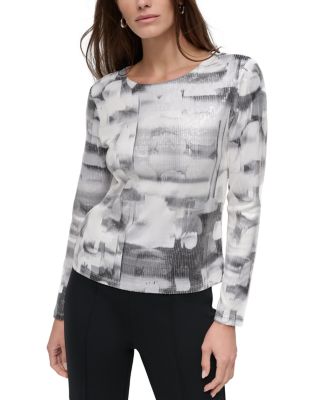 DKNY - Sequinned Top
