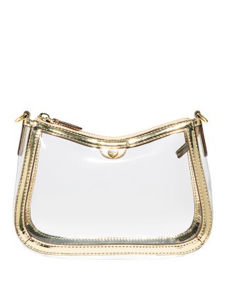 Clear Snap Mini Crossbody Bag