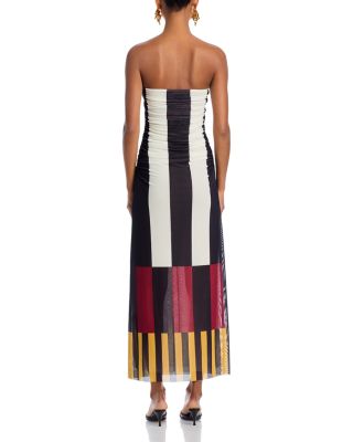Daphne Striped Tube Dress