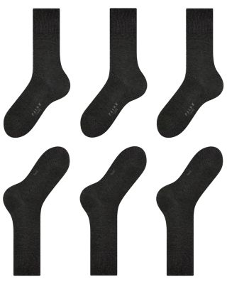 Tiago Cotton Blend Solid Crew Socks, Pack of 3