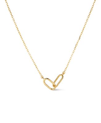 Ana Luisa Gold Pendant Twisted Link Necklace | Bloomingdale's