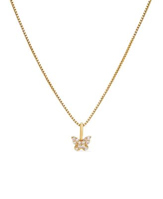 Ana Luisa - Gold Pendant Necklace - Butterfly Charm Necklace