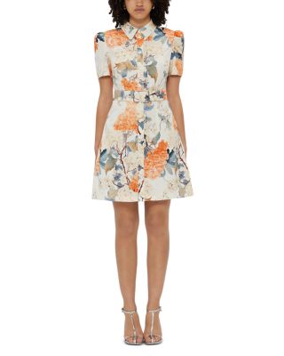 Bronte Floral Belted Mini Dress