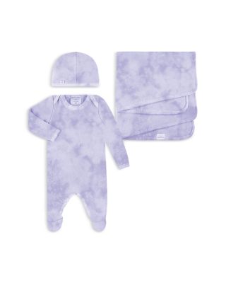 PAIGELAUREN - Unisex Welcome Home Marble Print 3 Piece Gift Set - Baby