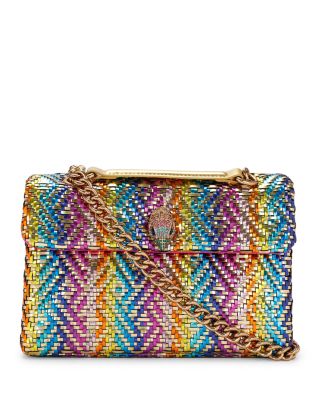Kurt Geiger London Kensington Multicolor Woven Shoulder Bag