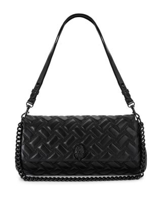 Long Kensington Leather Shoulder Bag    