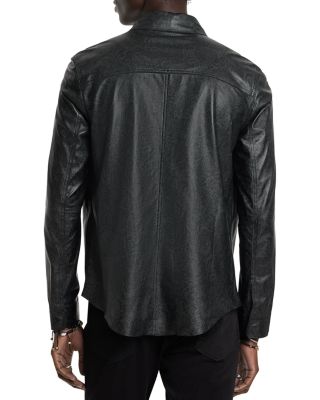 Travis Leather Shirt Jacket