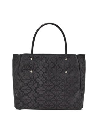Spade Flower Jacquard Tote