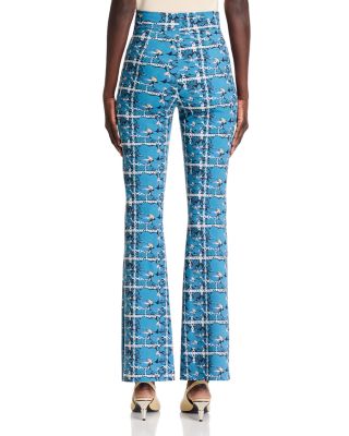 Printed High Rise Flared Pants