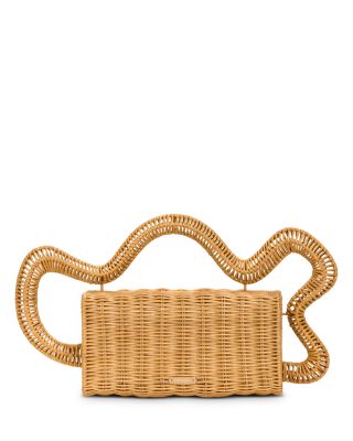 Cult Gaia - Elsa Rattan Clutch