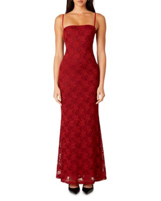 NIA - Vetiver Lace Maxi Dress