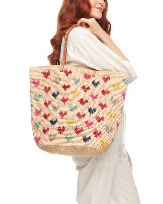 Amelie Raffia Tote