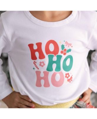  Unisex Ho Ho Ho Christmas Long Sleeve T-Shirt