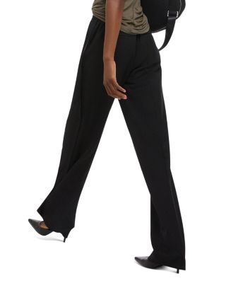 Wool Logo Waist Pants