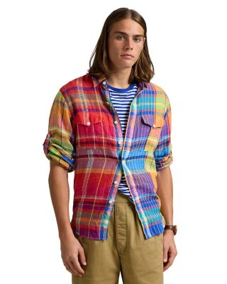 Polo Ralph Lauren - Classic Fit Plaid Linen Shirt