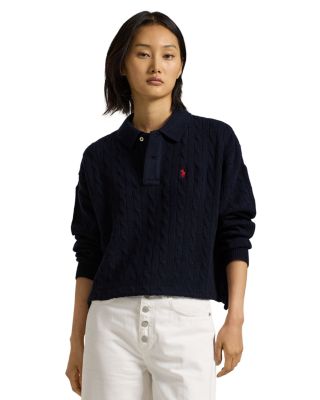 Ralph Lauren - Cable Wool Cashmere Polo Shirt