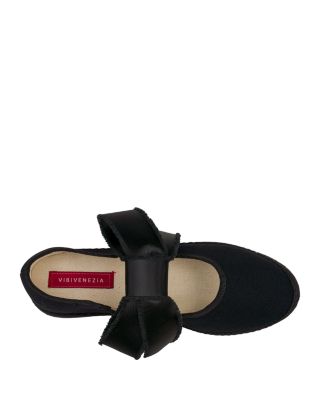 Women's Maxi Bow Mary Jane Flats